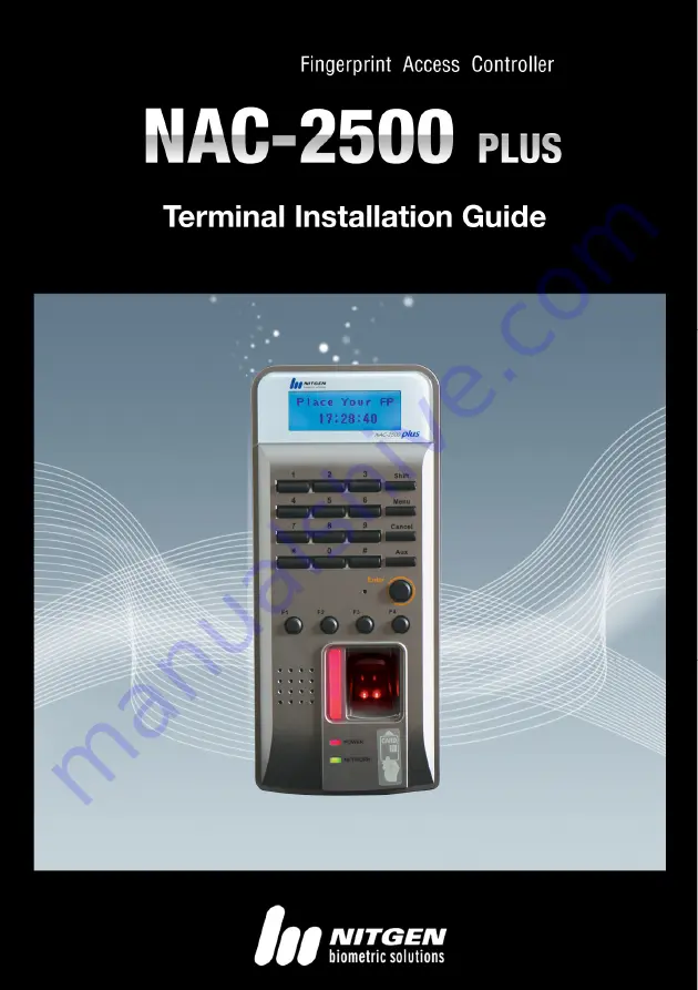 Nitgen NAC-2500+ Installation Manual Download Page 1