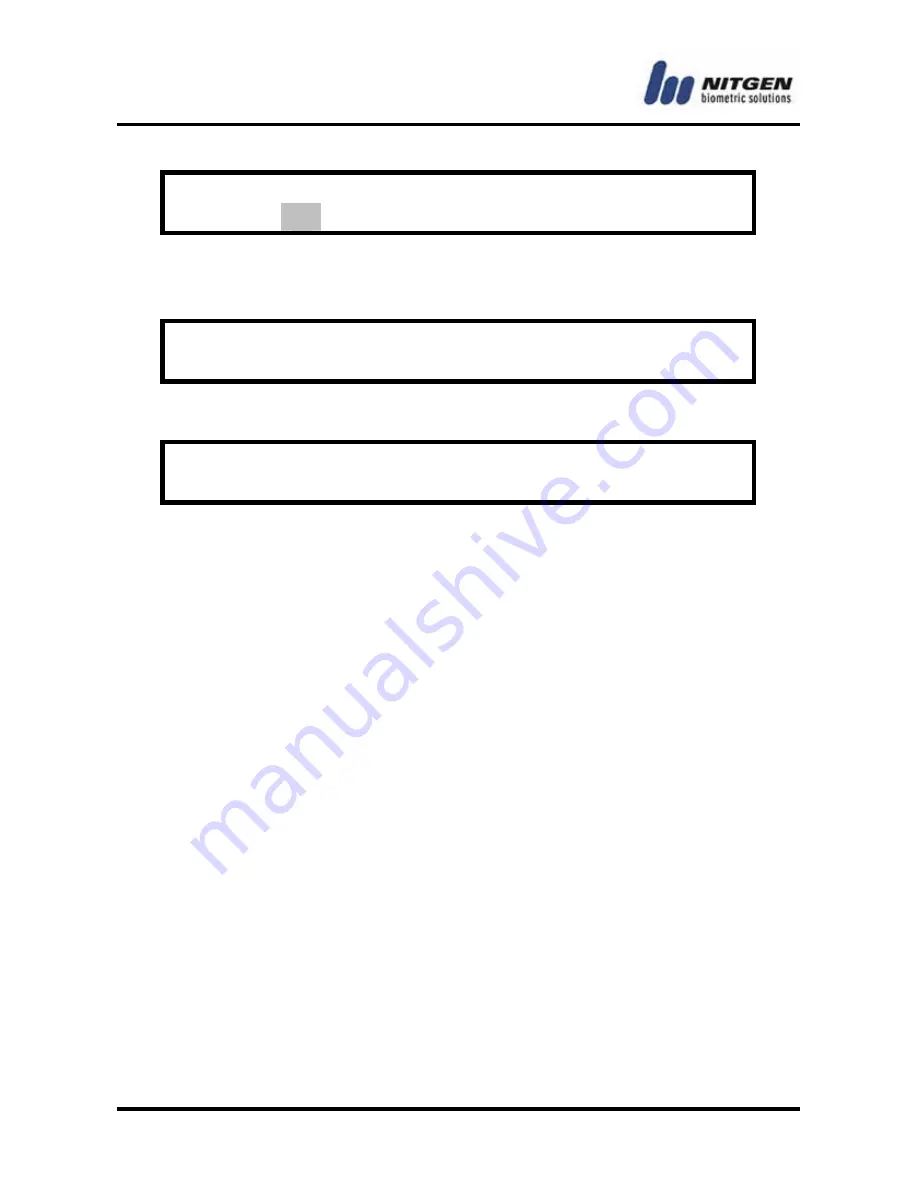 Nitgen NAC-2500 User Manual Download Page 50