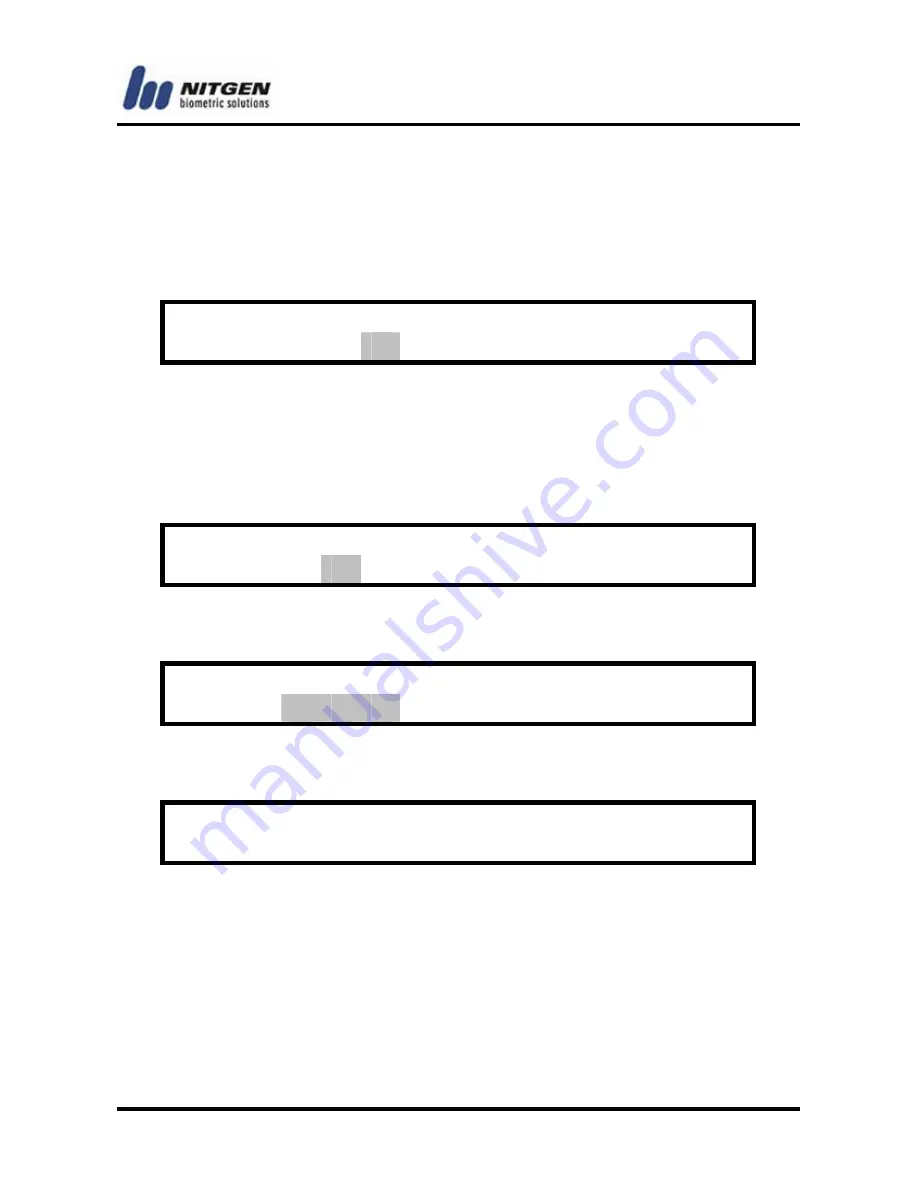 Nitgen NAC-2500 User Manual Download Page 51