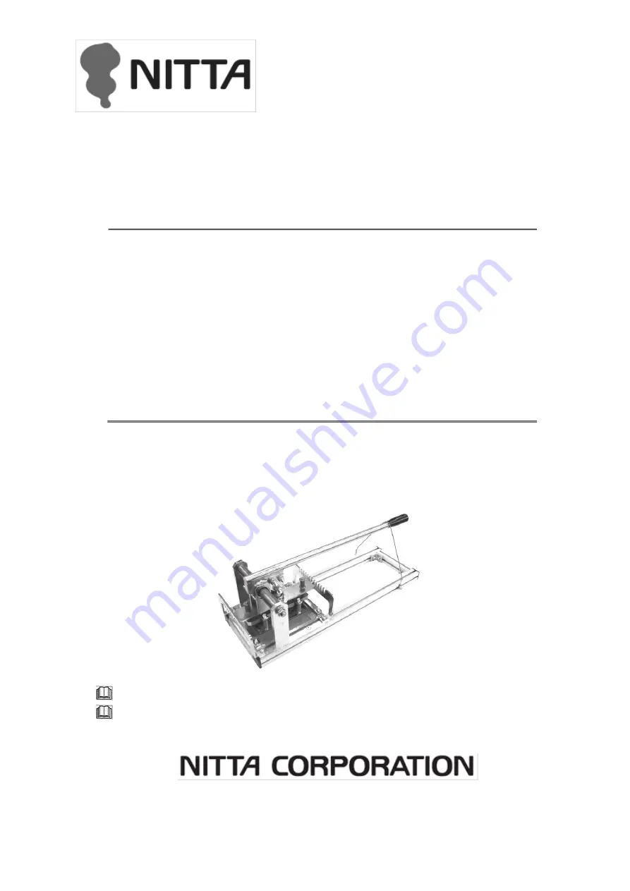 Nitta FP70-10-100 Скачать руководство пользователя страница 1