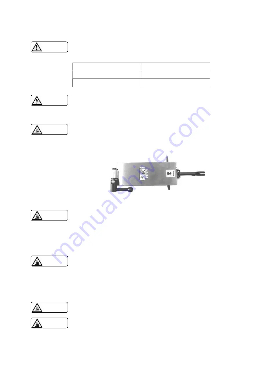 Nitta PolySprint NPS-0310H1 Operation Manual Download Page 4