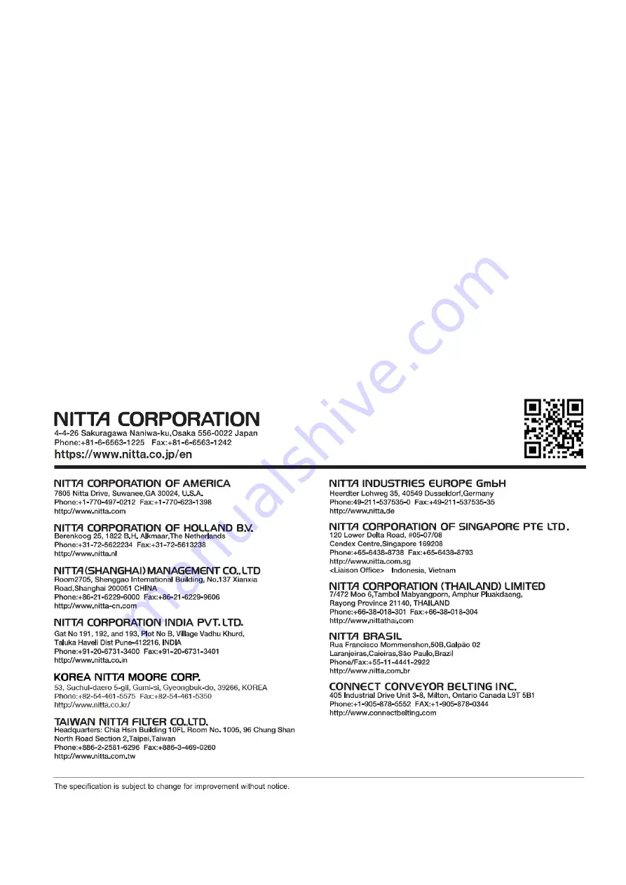 Nitta PolySprint NPS-0310H1 Operation Manual Download Page 24