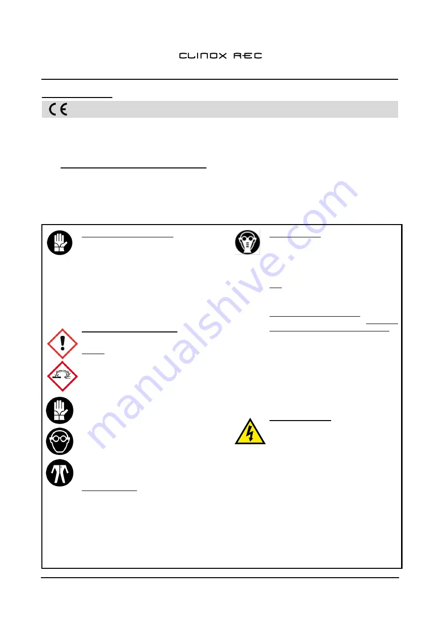 Nitty-Gritty CLINOX REC Operating Manual Download Page 14