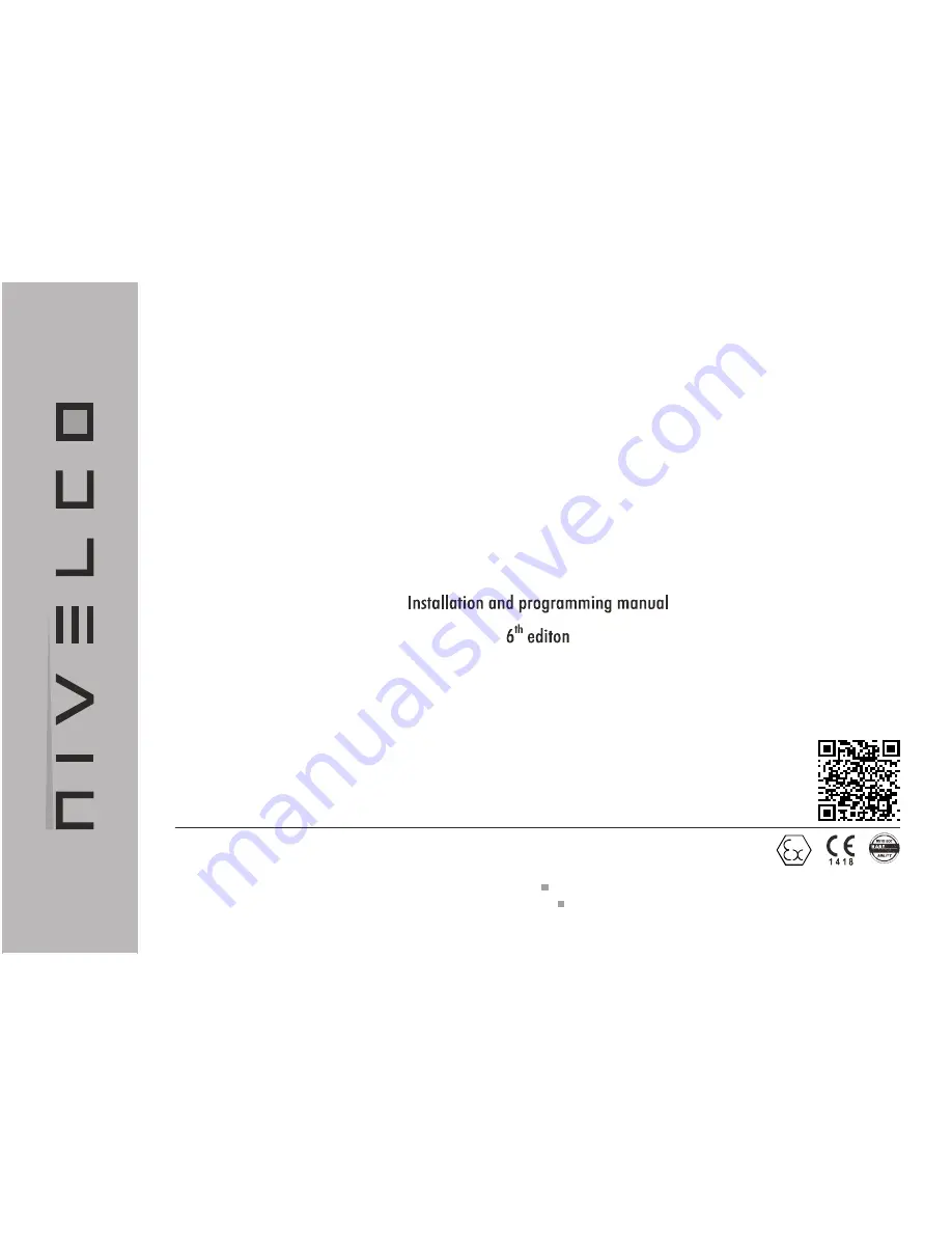 NIVELCO UNICONT PDF-401-A EX Installation And Programming Manual Download Page 1