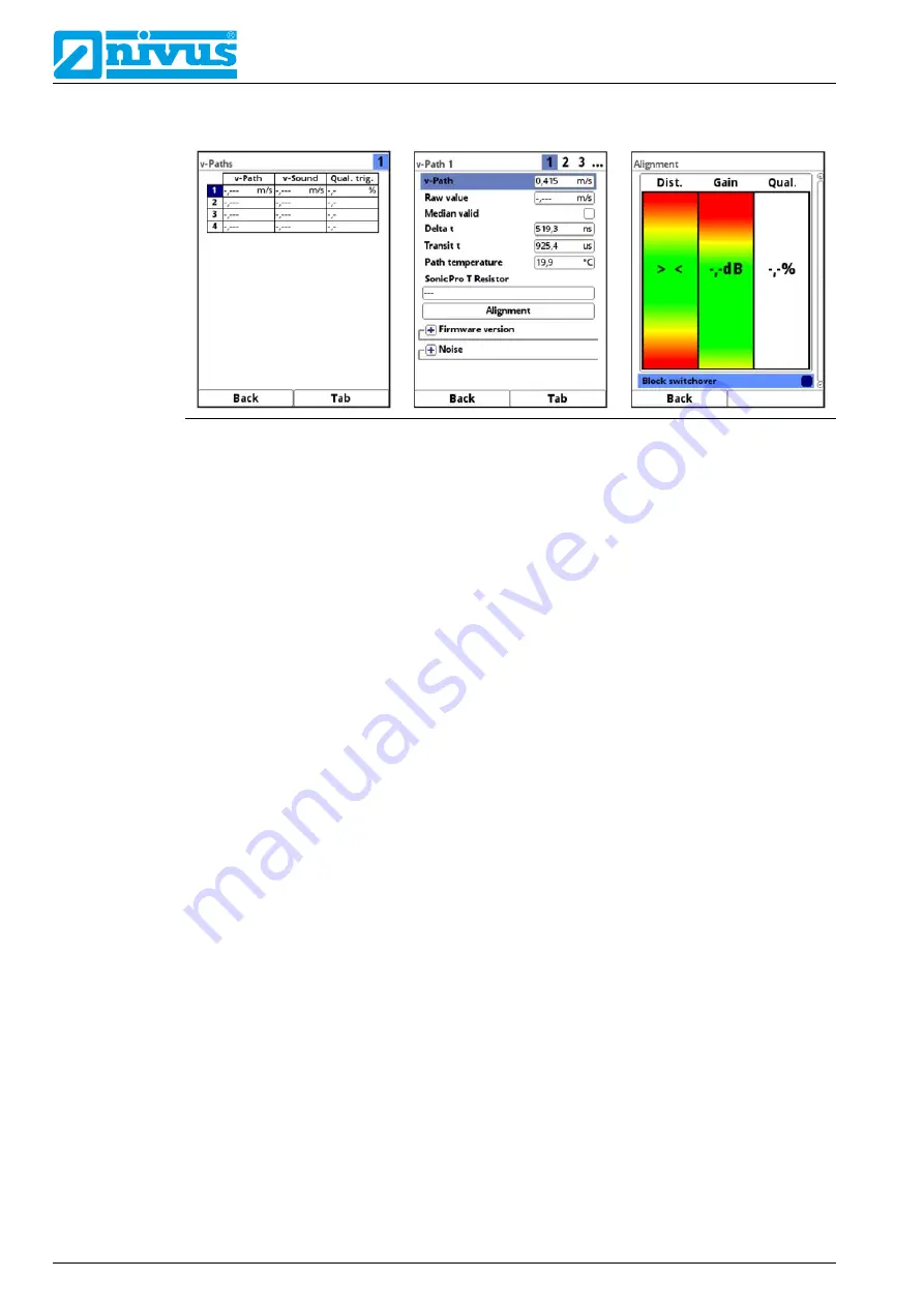 Nivus NivuFlow 650 Instruction Manual Download Page 142