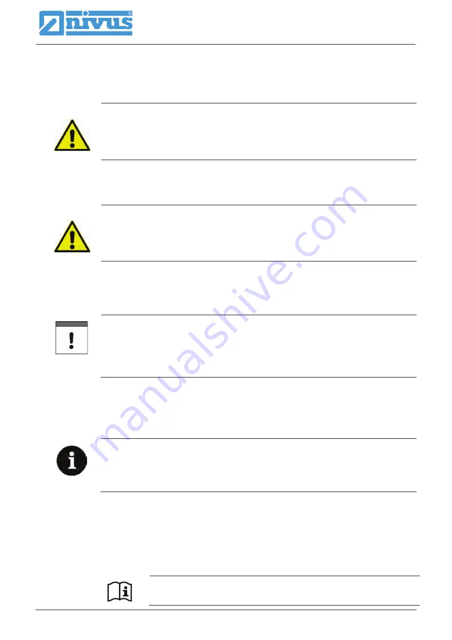 Nivus NivuFlow 750 Instruction Manual Download Page 38