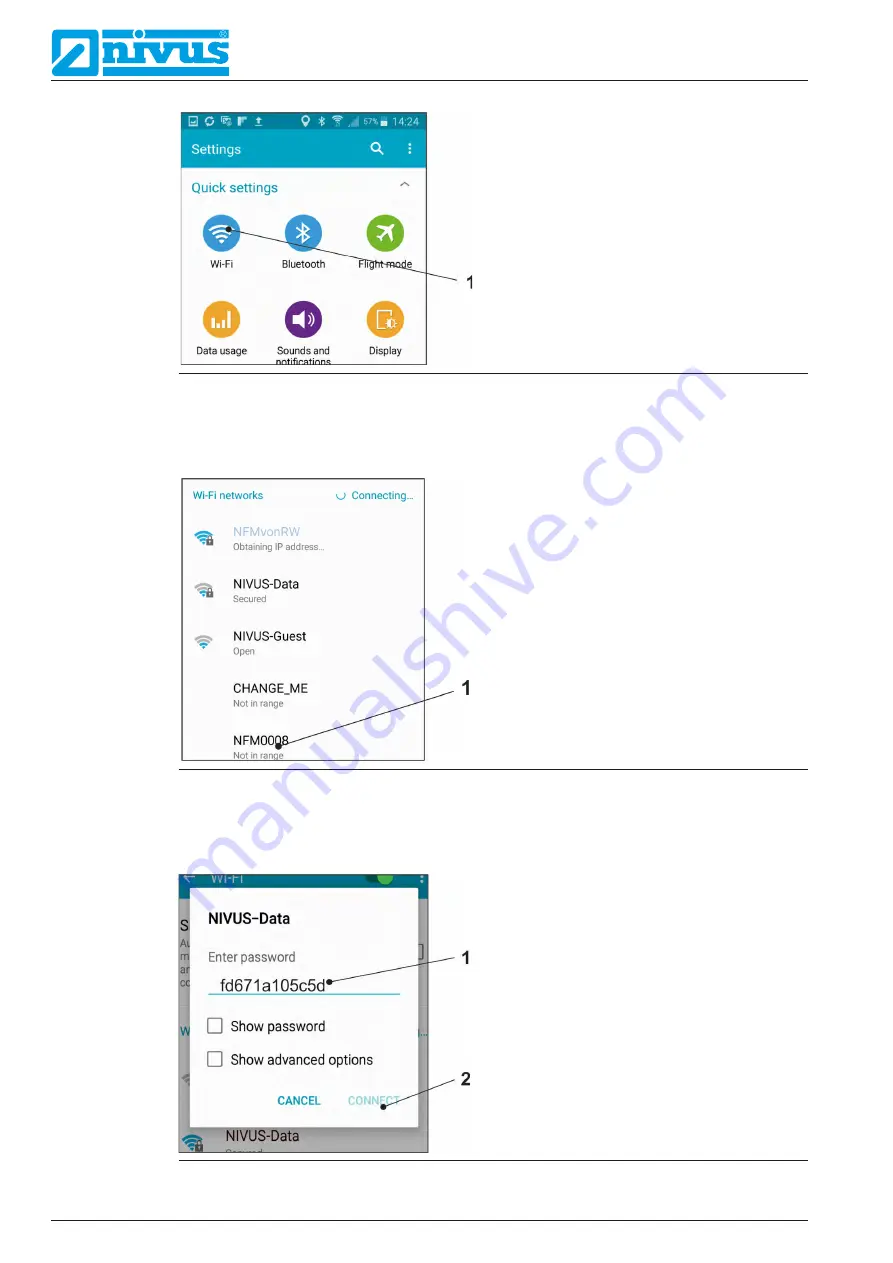 Nivus NivuFlow Mobile 600 Instruction Manual Download Page 42