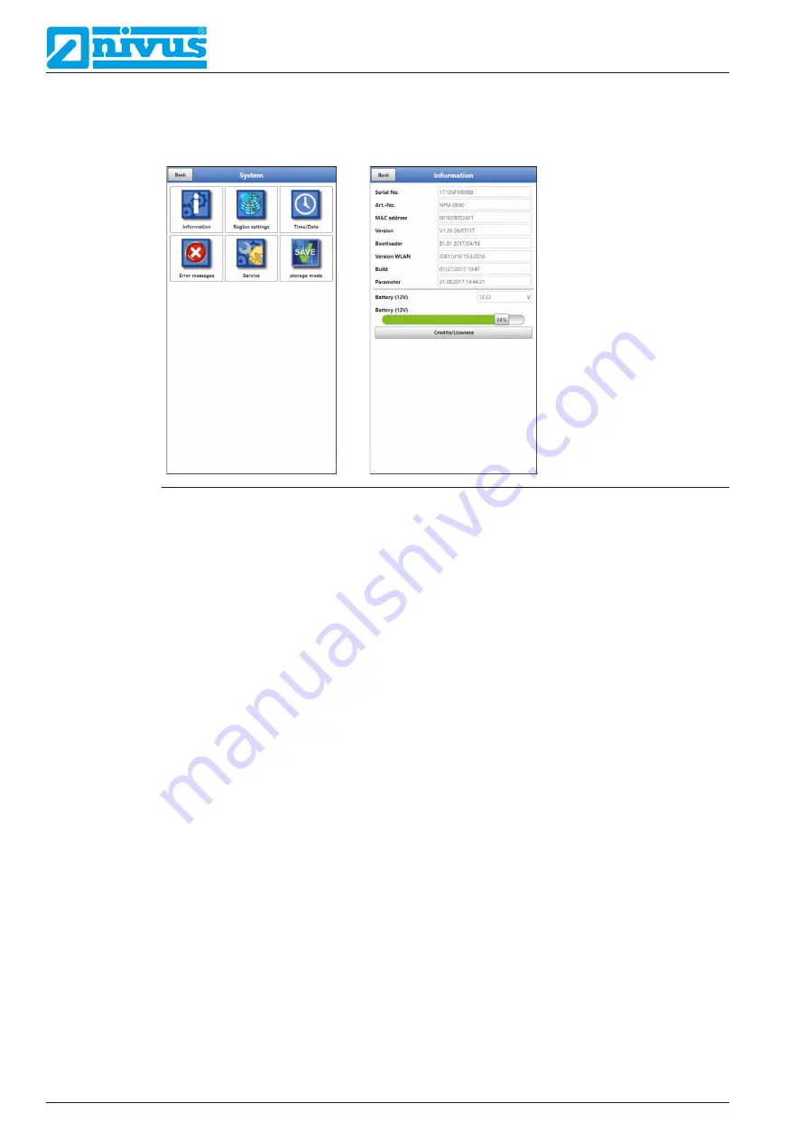 Nivus NivuFlow Mobile 600 Instruction Manual Download Page 94