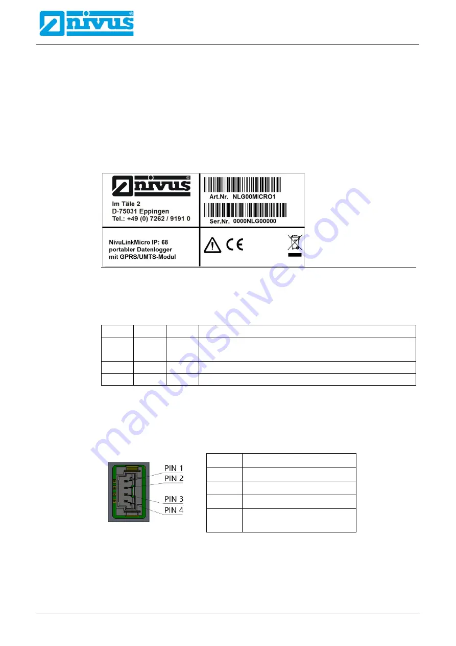 Nivus NivuLink Micro Instruction Manual Download Page 22