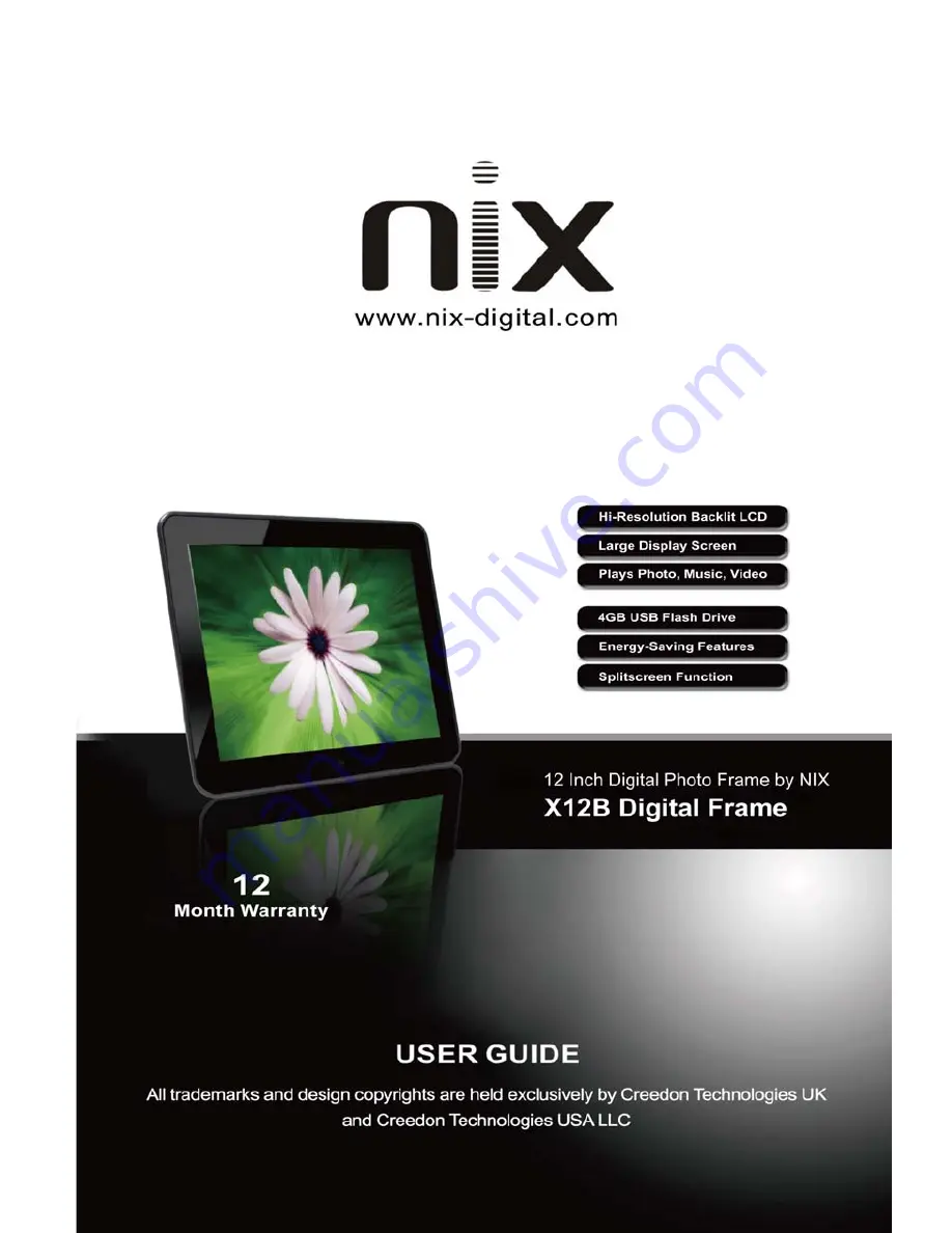 NIX X12B User Manual Download Page 1