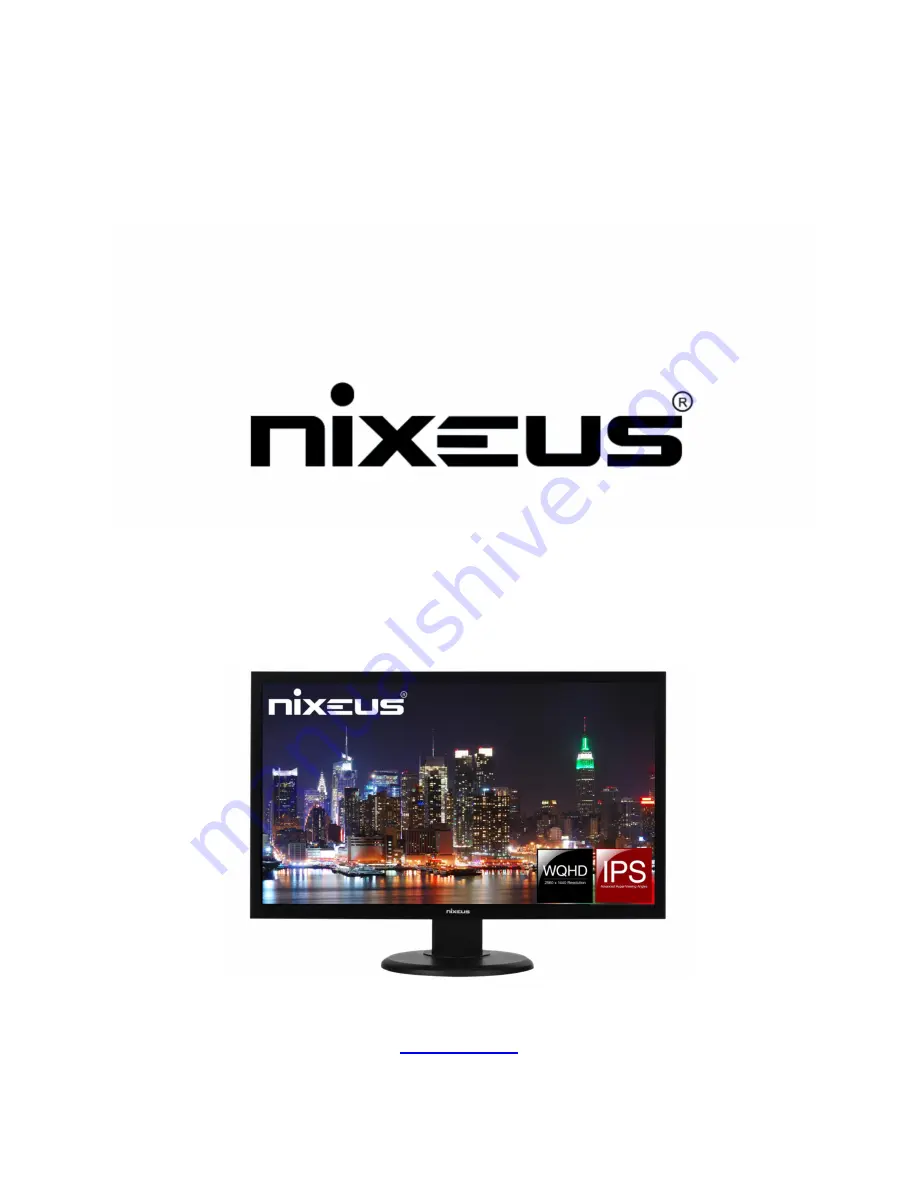 Nixeus NX-VUE27C User Manual Download Page 1