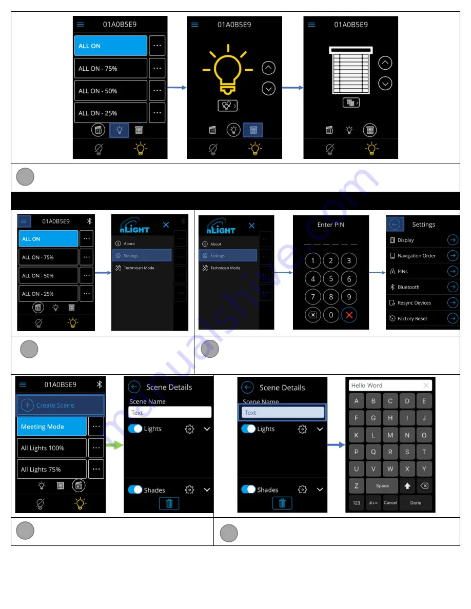 nLight UNITOUCH Quick Start Manual Download Page 3