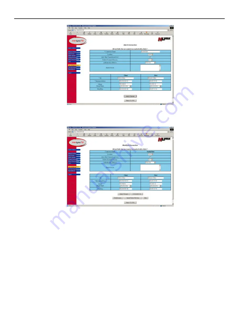 Nlynx interlynx/ts User Manual Download Page 54