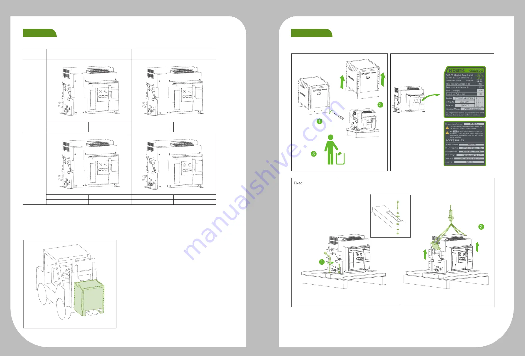 Noark ASD25DC User Manual Download Page 7