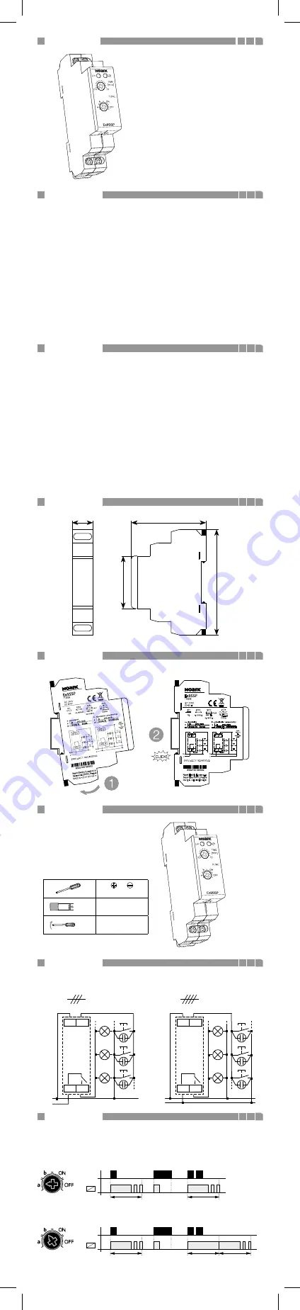 Noark Ex9SSP Mounting Instruction Download Page 1