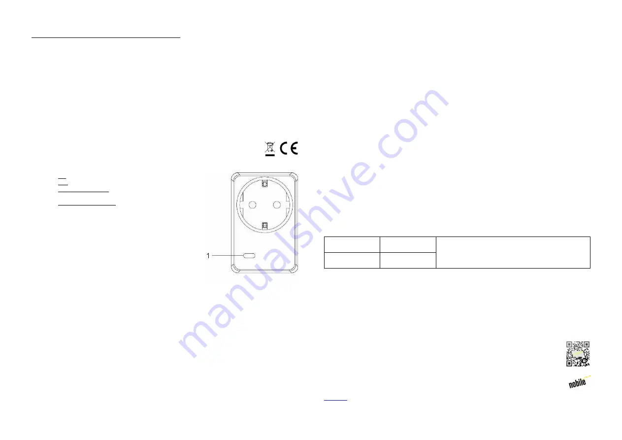 Nobile 9108011005 Скачать руководство пользователя страница 1