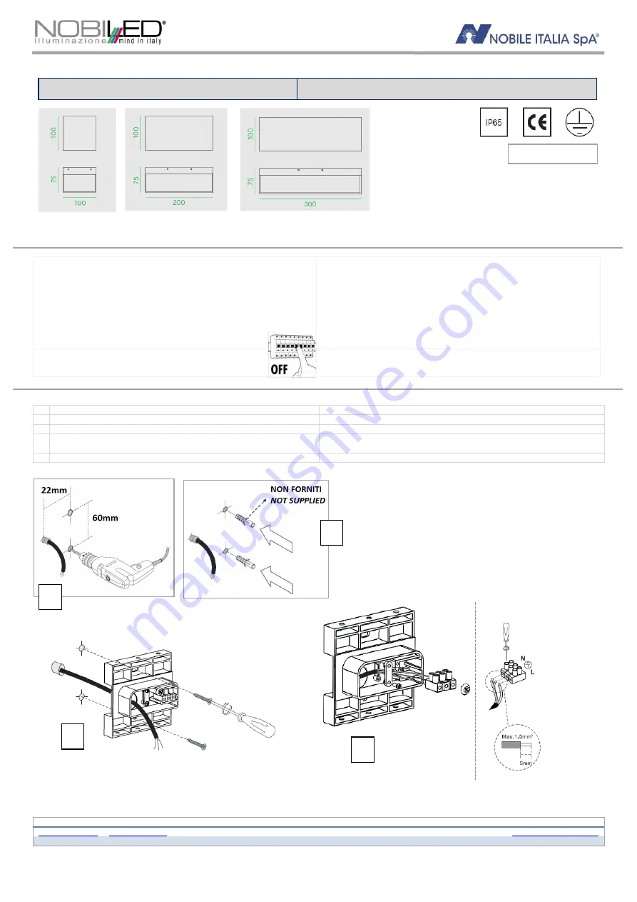 Nobile BA20/1A Скачать руководство пользователя страница 1