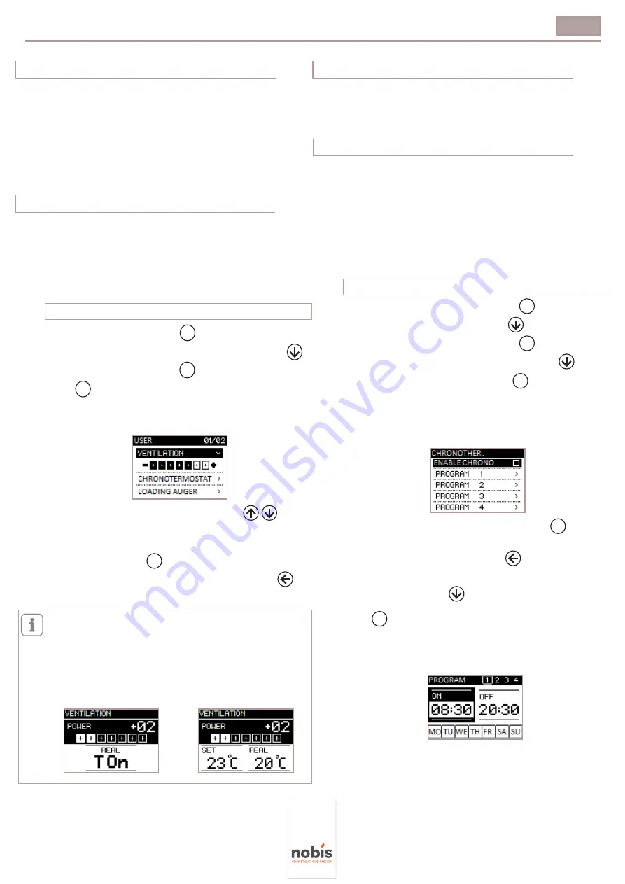 Nobis H17 V LIGHT Instructions For Installation, Use And Maintenance Manual Download Page 27