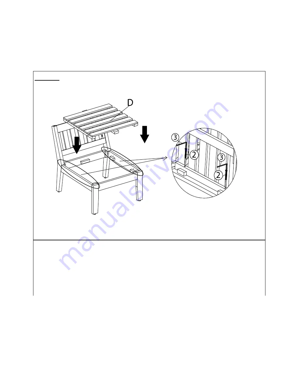 Noble House Home Furnishings Armless Chair Assembly Instructions Manual Download Page 8