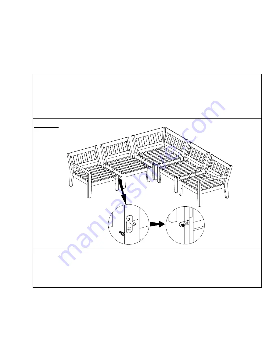 Noble House Home Furnishings Armless Chair Assembly Instructions Manual Download Page 10