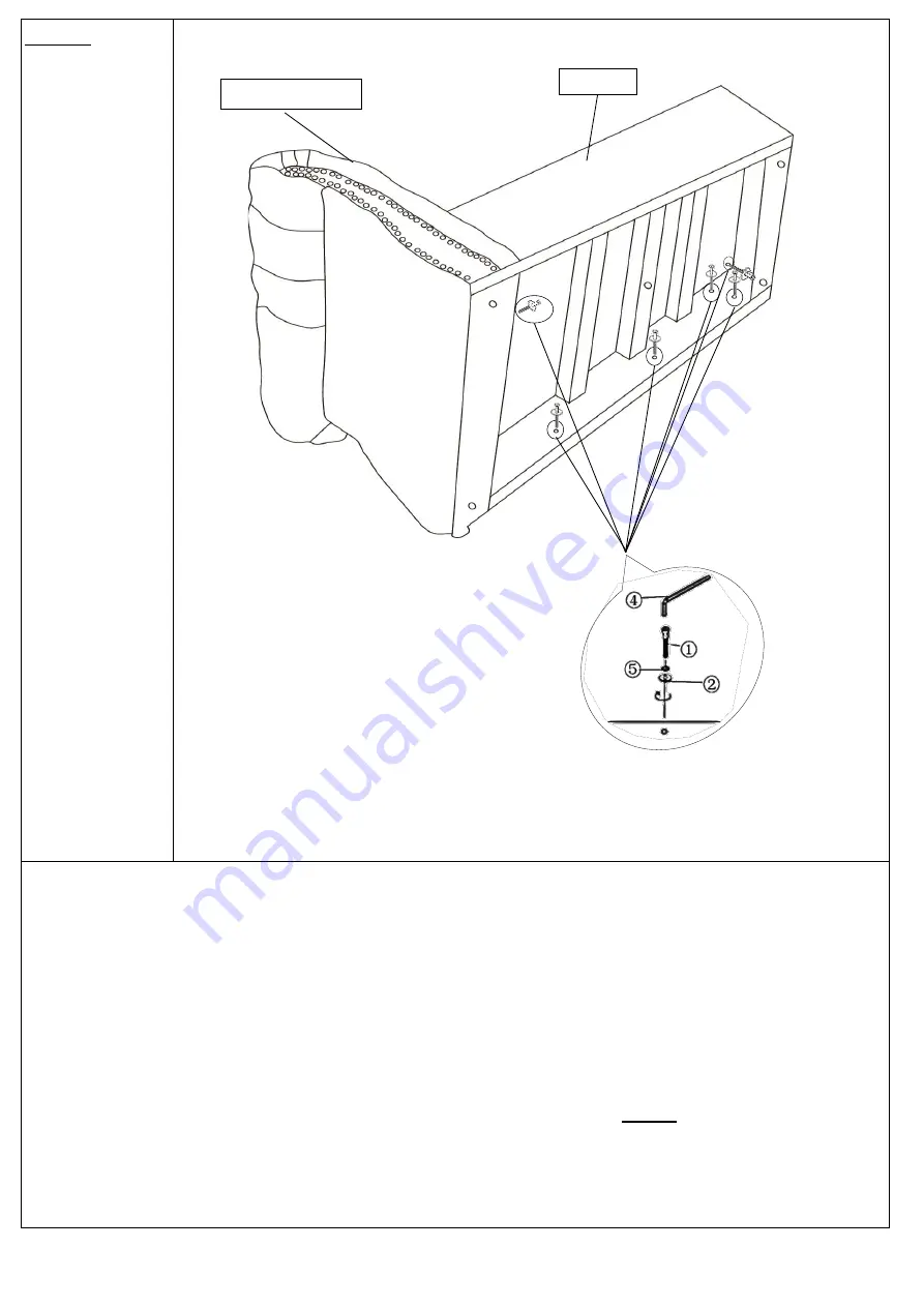 Noble House Home Furnishings Left 3 Seater Assembly Instructions Manual Download Page 8