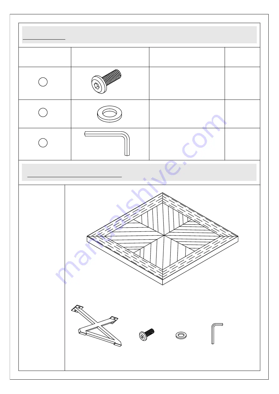 Noble House Home Furnishings Telfair 94348 Assembly Instructions Download Page 2