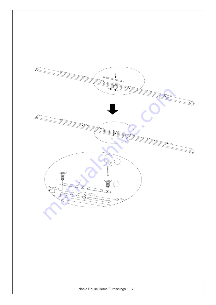 Noble House Home Furnishings TRIANGULAR PERGOLA Assembly Instructions Manual Download Page 25