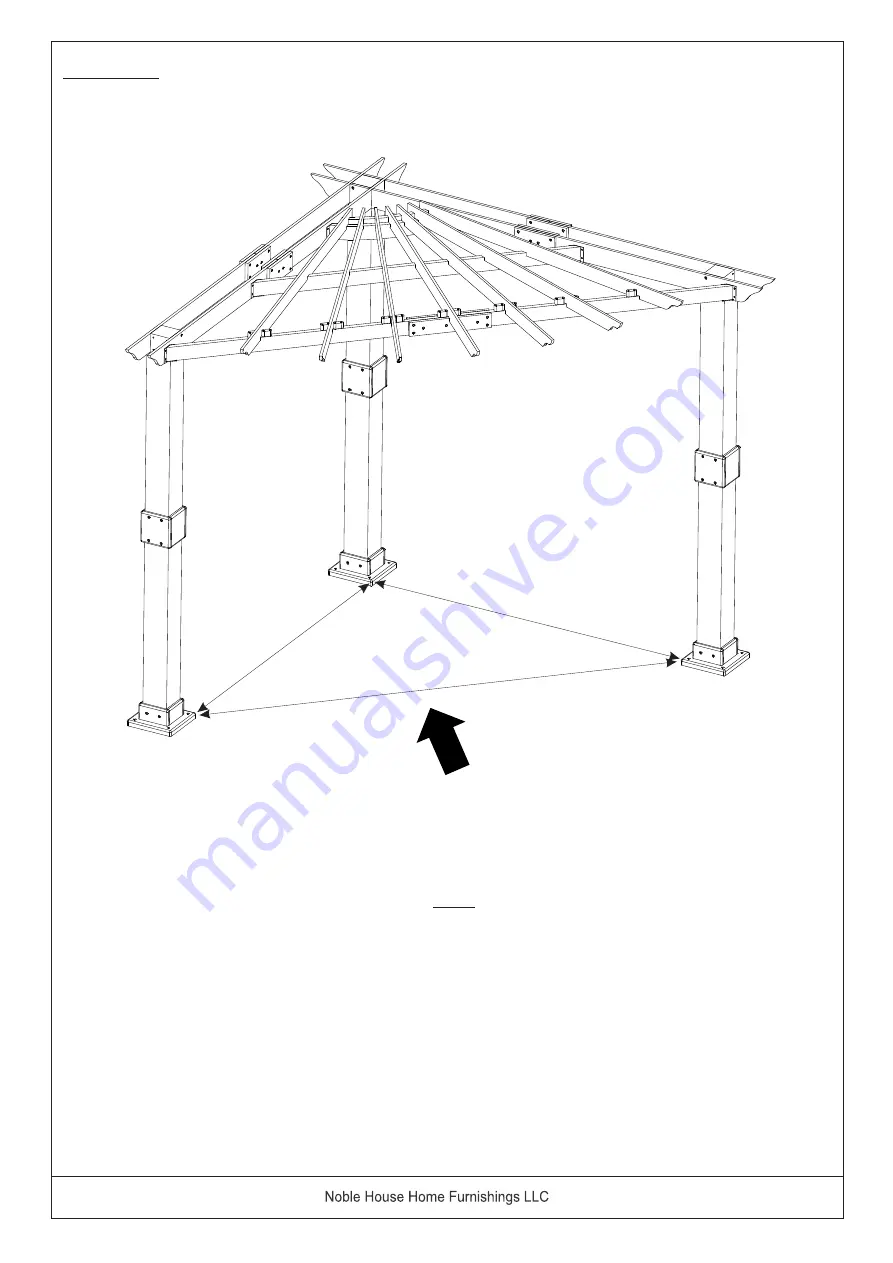 Noble House Home Furnishings TRIANGULAR PERGOLA Скачать руководство пользователя страница 27