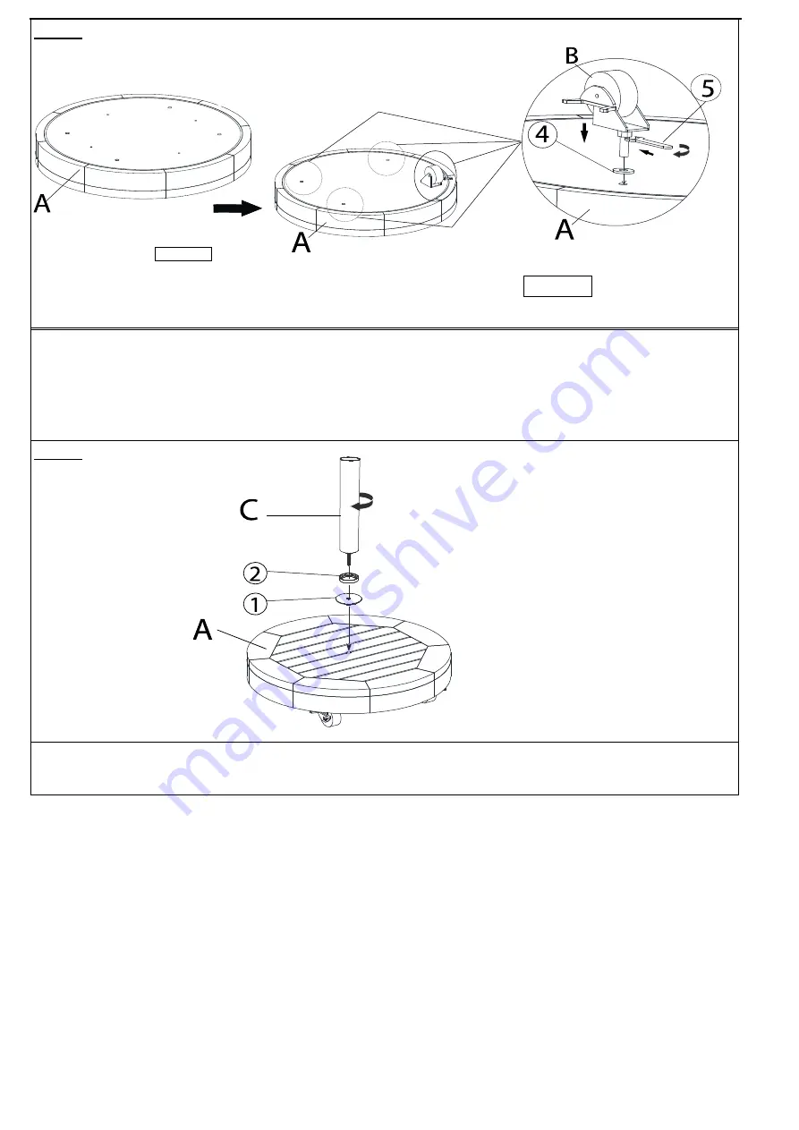 Noble House Home Furnishings UMBRELLA BASE Скачать руководство пользователя страница 4