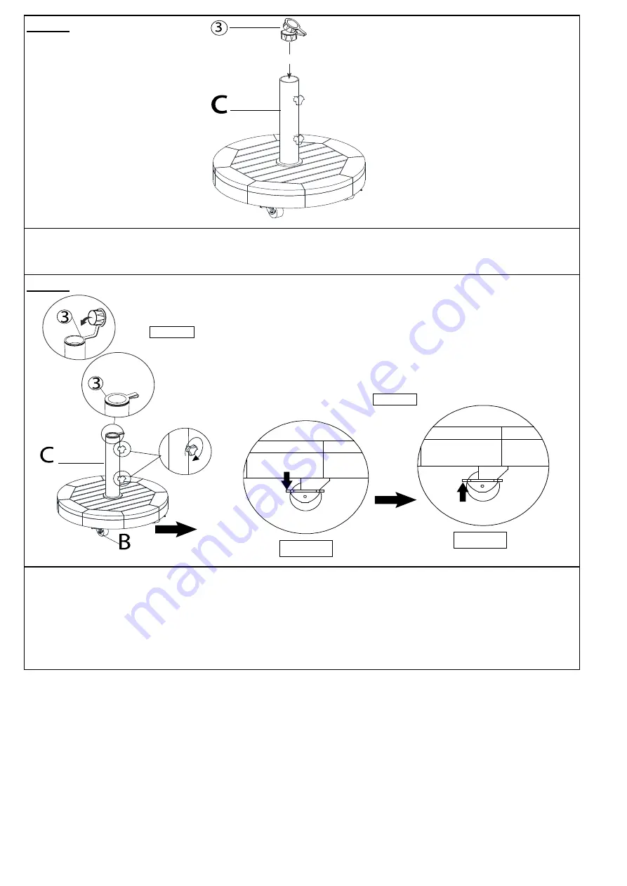 Noble House Home Furnishings UMBRELLA BASE Скачать руководство пользователя страница 5