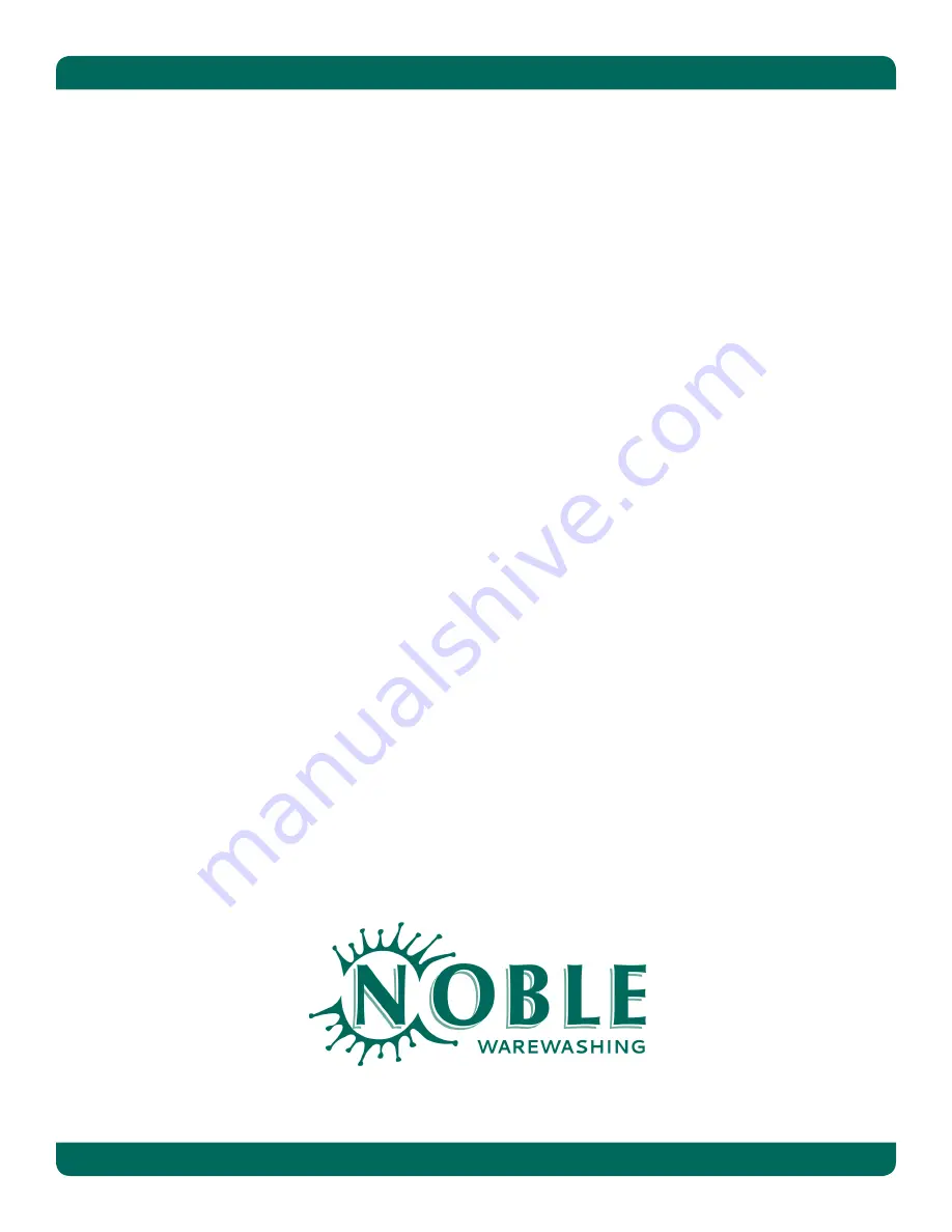 Noble UH30-E Installation, Operation And Service Manual Download Page 66