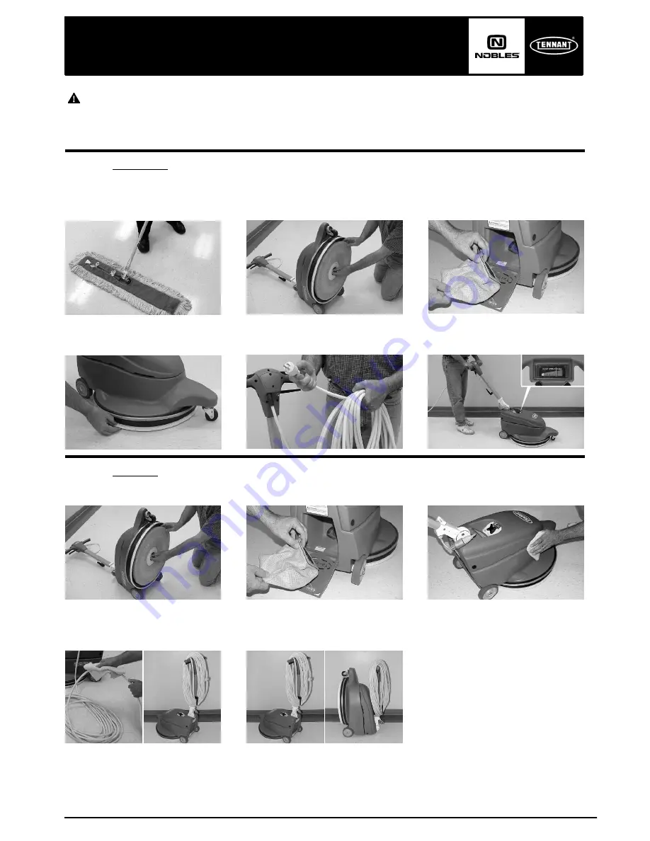 Nobles BR--2000--DC Use And Care Manual Download Page 1