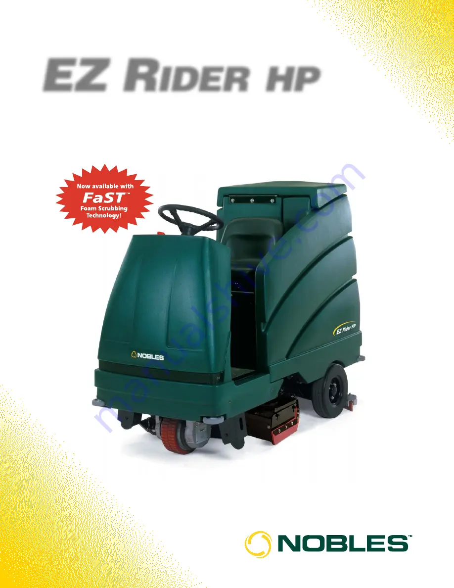 Nobles EZ Rider HP Скачать руководство пользователя страница 1