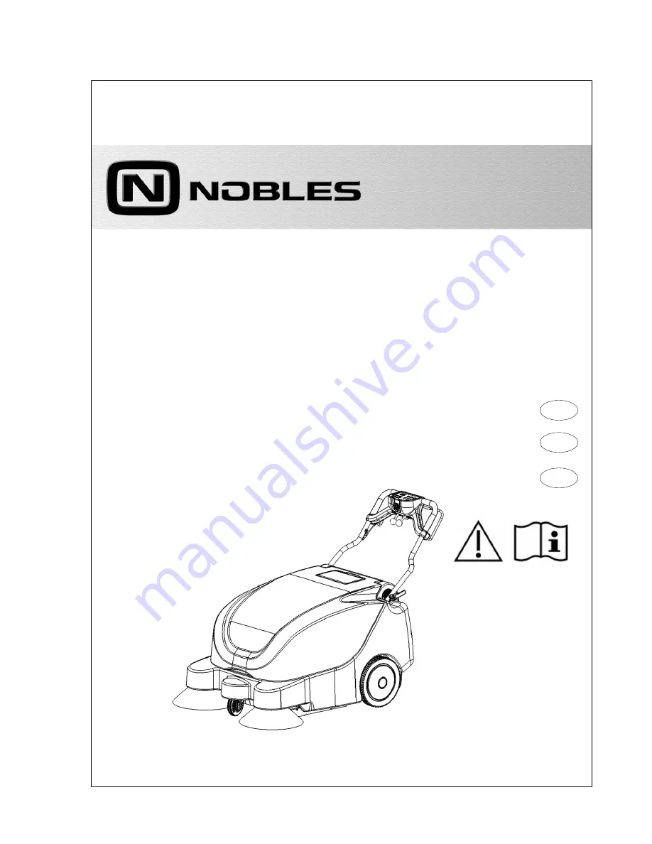 Nobles scout 9 Operator'S Manual Download Page 1