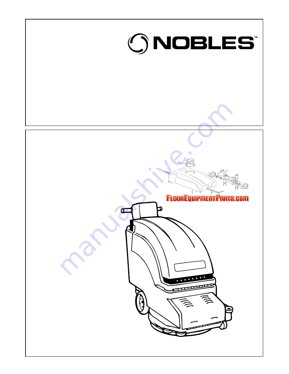 Nobles SpeedGleam Operator And Parts Manual Download Page 1