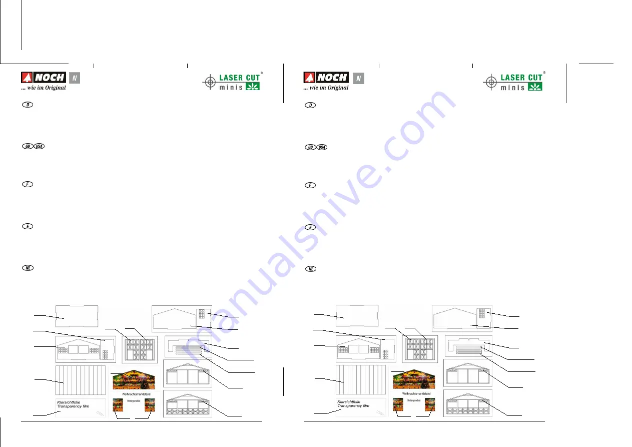 NOCH Christmas Market Stall Quick Start Manual Download Page 1