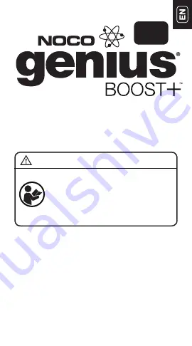 NOCO Genius Boost+ GB40 User Manual Download Page 1