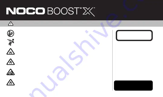 NOCO Genius BOOST X GBX45 Скачать руководство пользователя страница 11