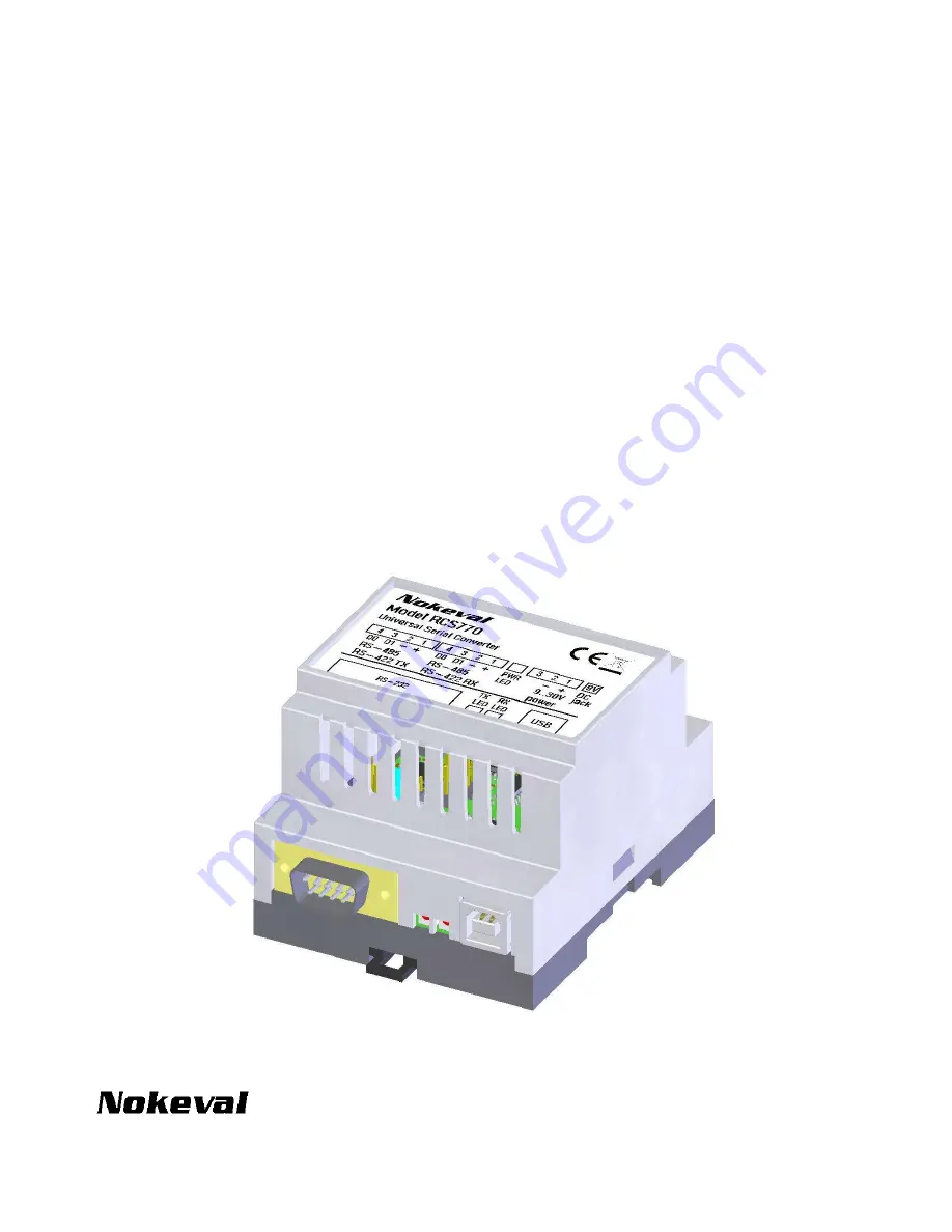 Nokeval RCS770 User Manual Download Page 1