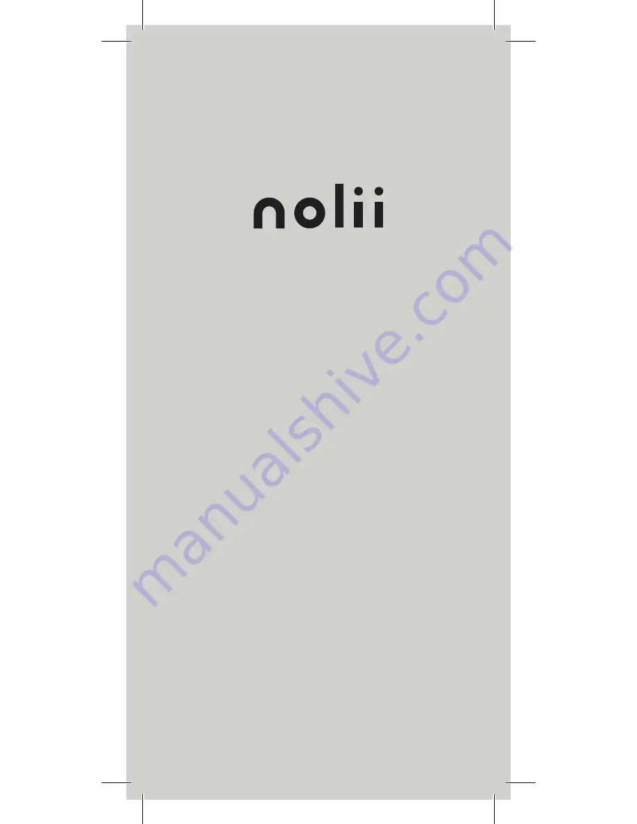 Nolii Set Manual Download Page 1