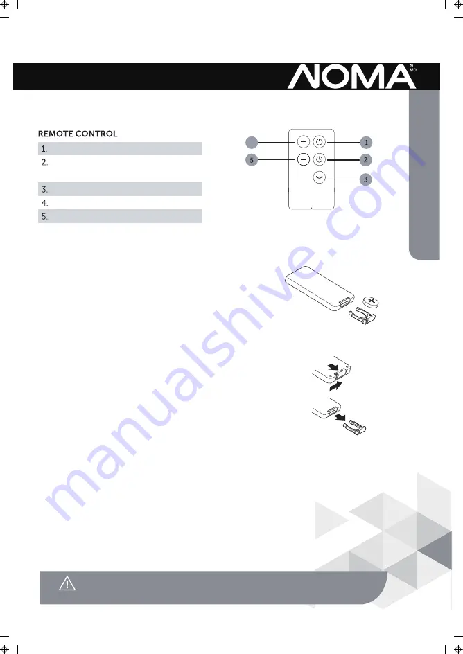 NOMA 043-7018-6 Instruction Manual Download Page 7