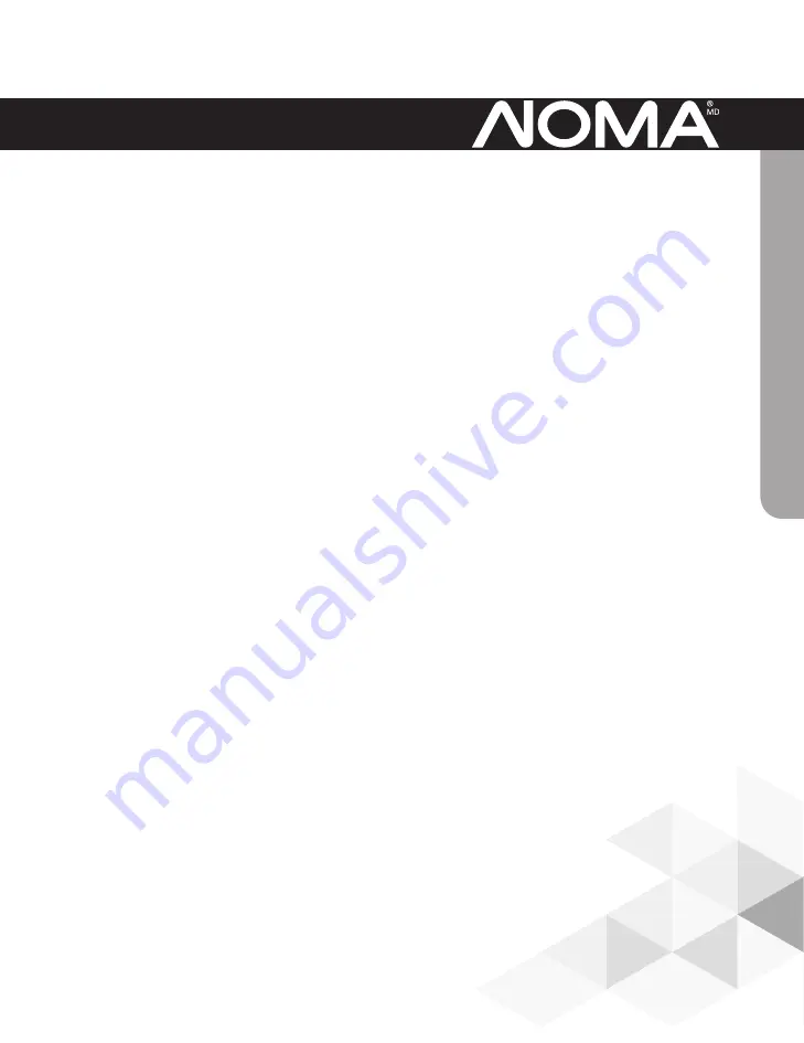 NOMA 043-7364-0 Instruction Manual Download Page 11