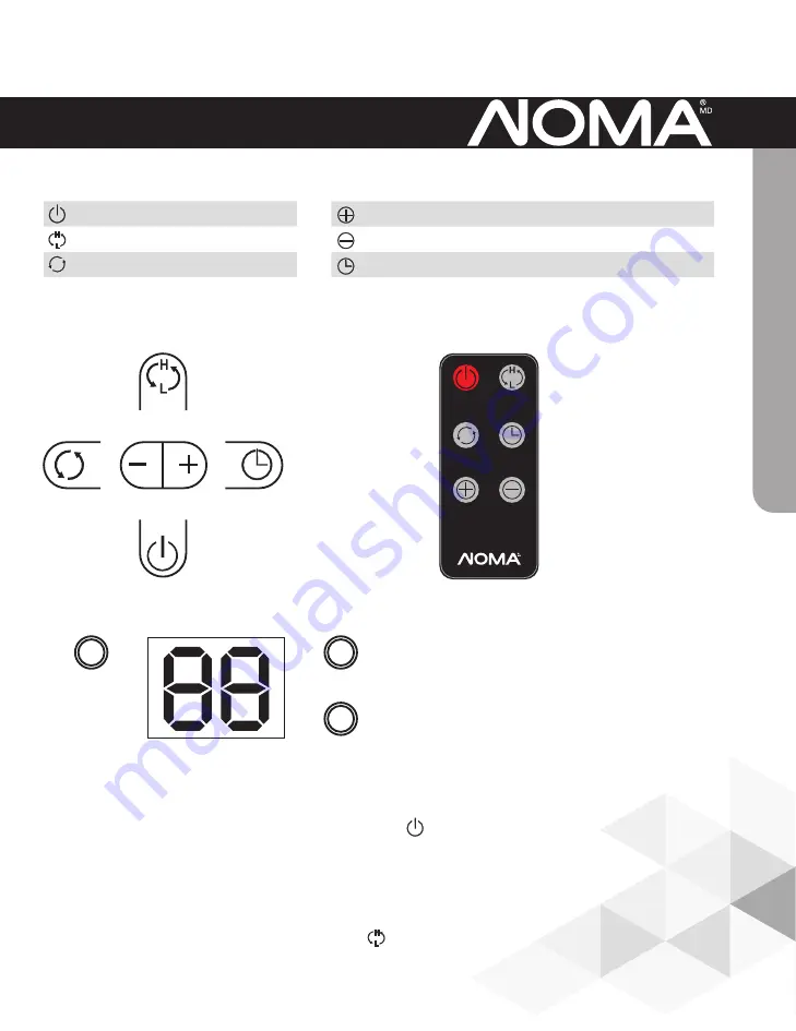 NOMA 043-7364-0 Instruction Manual Download Page 19