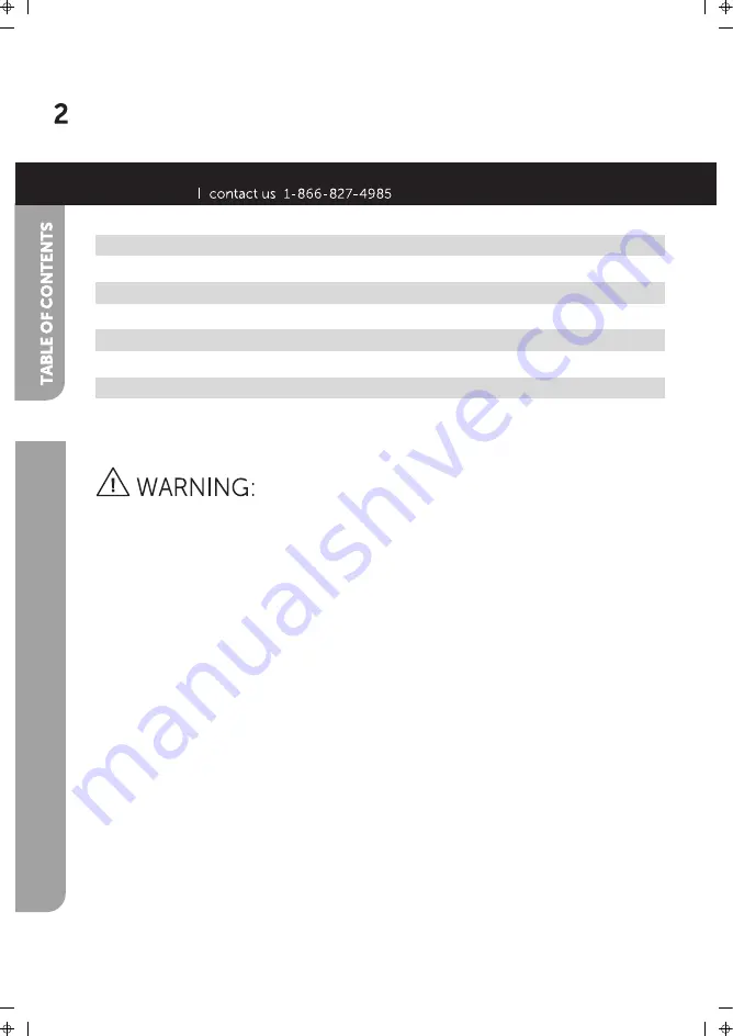 NOMA 043-8410-4 Instruction Manual Download Page 2