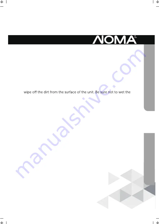 NOMA 043-8413-8 Instruction Manual Download Page 9