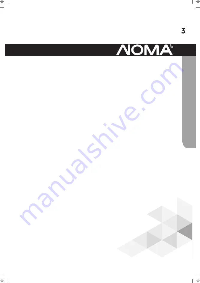 NOMA 043-8413-8 Instruction Manual Download Page 15