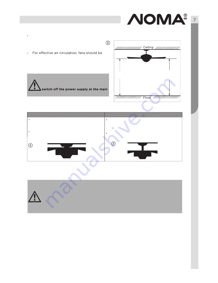 NOMA 052-4345-2 Instruction Manual Download Page 7