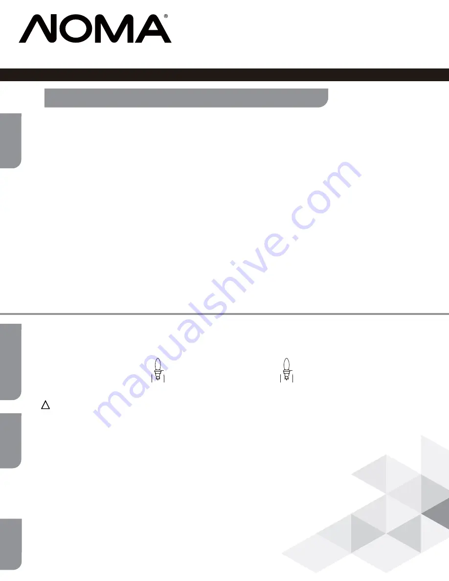 NOMA 151-3907-6 Instruction Manual Download Page 1