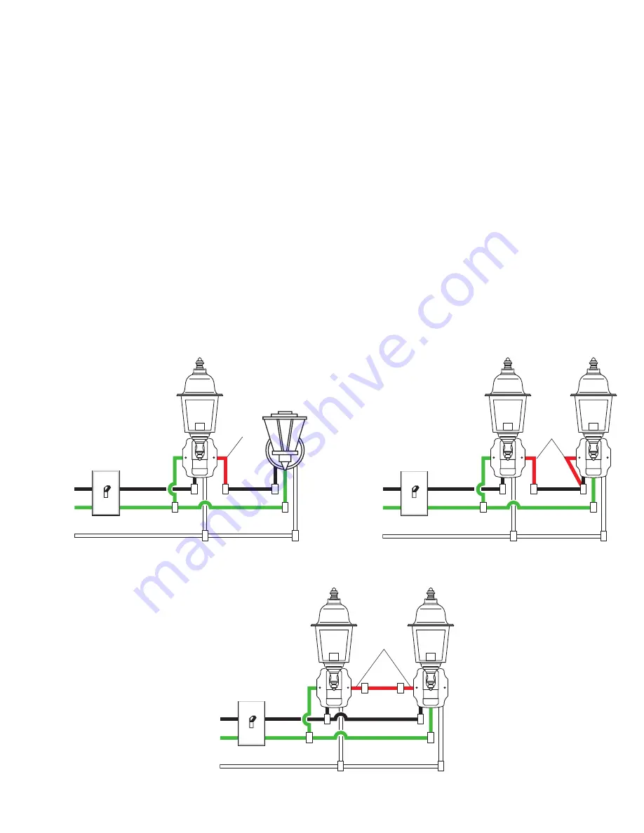 NOMA Carriage Light with Motion-activated 52-4473-6 Installation And Operating Instructions Manual Download Page 4