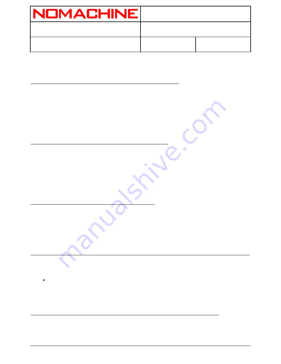 NOMACHINE D-811_002-NXS-SAG Administrator'S Manual Download Page 14